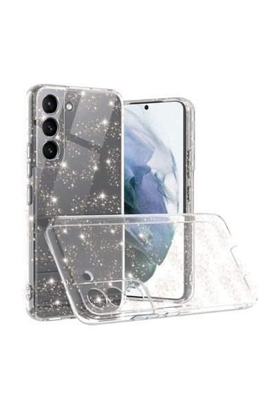 Samsung Husa pentru Galaxy S21 FE 5G G990, Techsuit, SparkleSkin, Transparenta