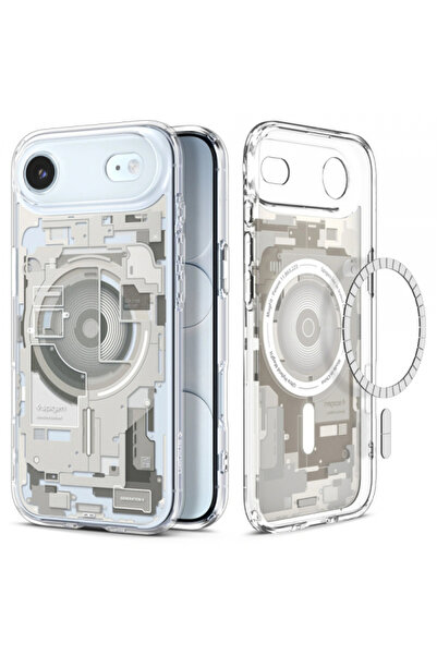 Apple Husa MagSafe pentru iPhone 17 Air, Spigen, Ultra Hybrid Zero One, Bej