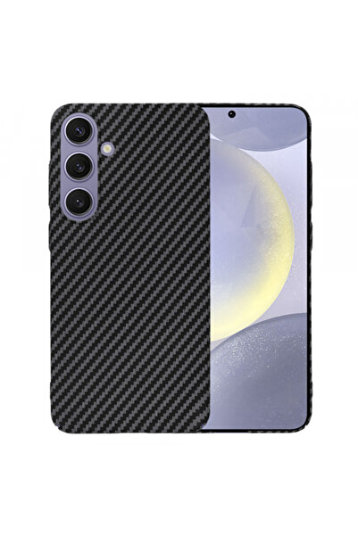 Samsung Husa pentru Galaxy S24+ S926, Techsuit, Carbonite FiberShell, Neagra