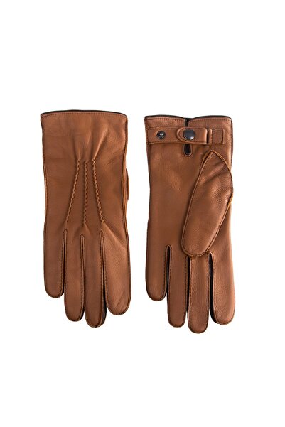 Hungant Manusi femei pentru iarna piele de cerb captusite cashmere camel camel