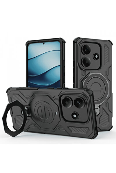 Xiaomi Husa pentru Redmi Note 14 5G, Techsuit, Carbon Shield Pro, Neagra