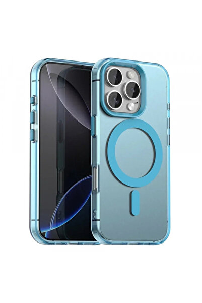 Apple Husa MagSafe pentru iPhone 16 Pro Max, Techsuit, CandyCase, Albastra