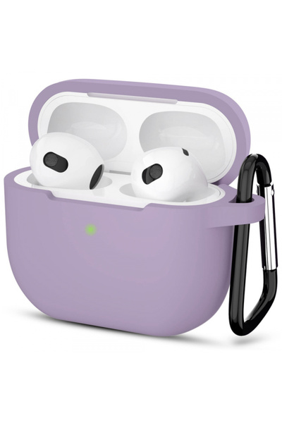 Apple Husa Techsuit Silicone pentru AirPods 3, Mov