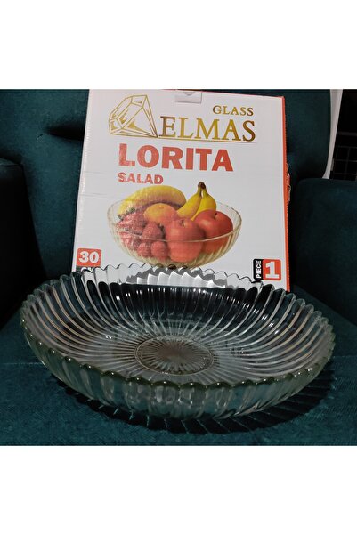 ORTAKÖY CENNETİ Lorita 30 cm Bolkase Fruit Bowl 30 cm Diameter 7 cm Height High-Quality Heavy Product