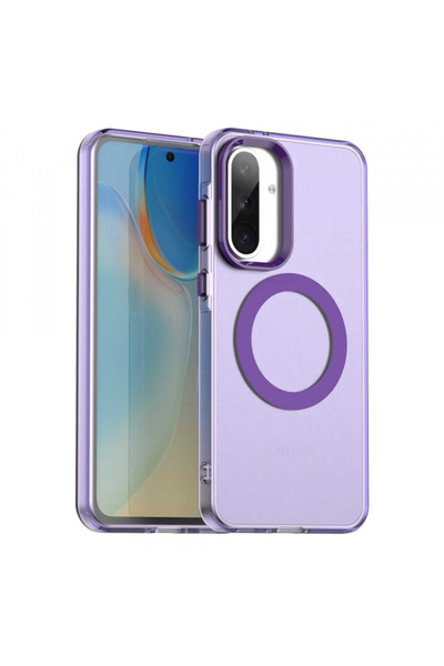 Samsung Husa MagSafe pentru Galaxy A56 A566, Techsuit, CandyCase, Mov