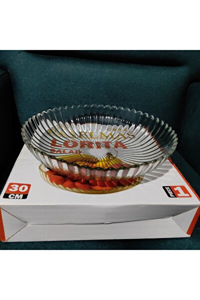 ORTAKÖY CENNETİ Lorita 30 cm Bolkase Fruit Bowl 30 cm Diameter 7 cm Height High-Quality Heavy Product