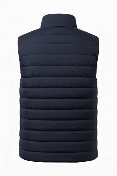 Gameyal Men's Quilted Lined Double Pocket Puffer Vest