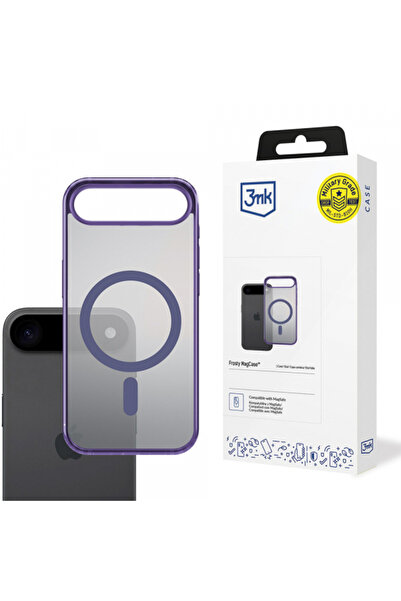 Apple Калъф MagSafe за iPhone 17 Air, 3MK, Frosty MagCase, Лилав