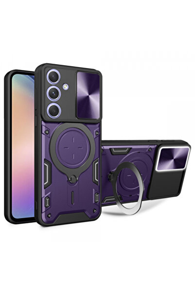 Samsung Θήκη για Galaxy A54 A546, Techsuit, CamGuard Pro, Μωβ