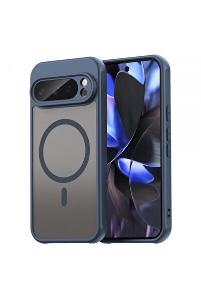 Google Husa MagSafe pentru Pixel 9 Pro, Techsuit, HaloFrost II, Bleumarin