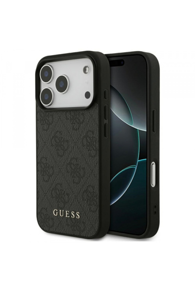 Apple Husa pentru iPhone 17 Pro, Guess, 4G Classic, Neagra