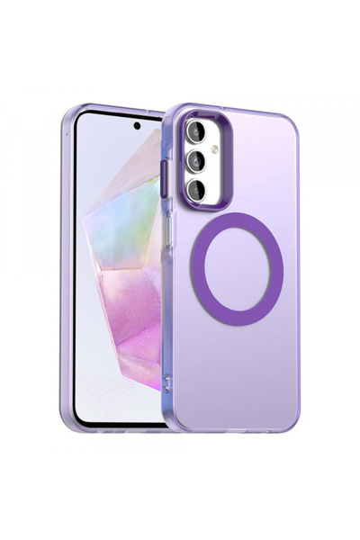 Samsung Θήκη MagSafe για Galaxy A35 5G A356, Techsuit, CandyCase, Μωβ
