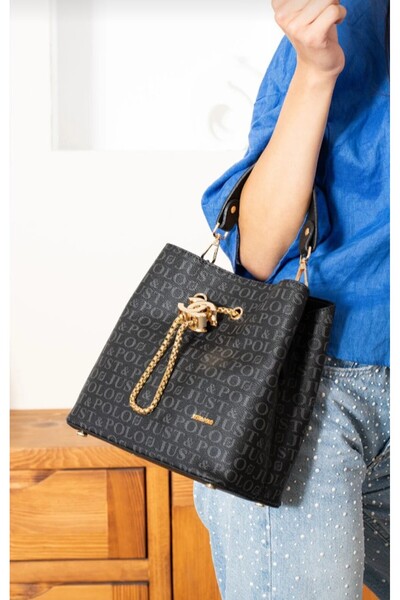 eflanmoda Geantă de umăr pentru femei Just Polo cu 4 compartimente