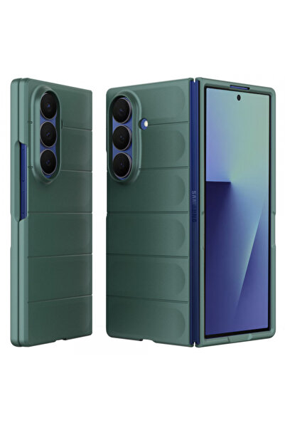 Samsung Case for Galaxy Z Fold7 F966, Techsuit, Magic Shield, Green