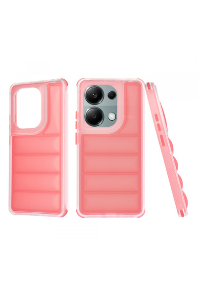 Xiaomi Cover for Redmi Note 13 Pro 4G / Poco M6 Pro 4G, Techsuit, Wave Shield, Red