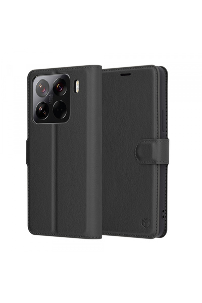 Xiaomi Husa pentru 15 Pro, Techsuit, Leather Folio, Neagra