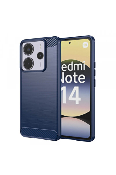 Xiaomi Husa pentru Redmi Note 14 4G (Regional), Techsuit, Carbon, Albastra