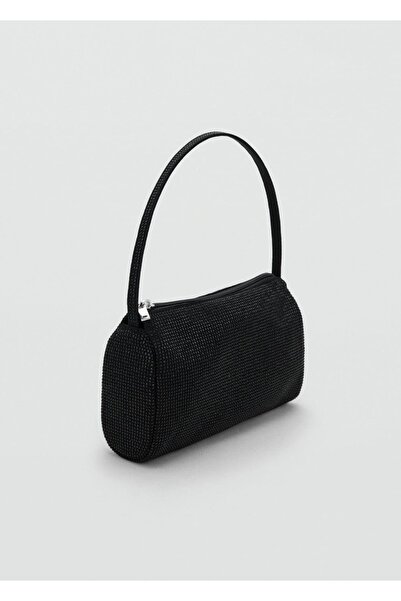 MANGO Woman Strass taşlı el çantası