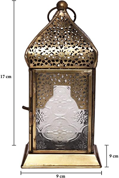 007 Handmade Decorative Candle Lantern by HilalFul, Medium, Arabic Moroccan S...