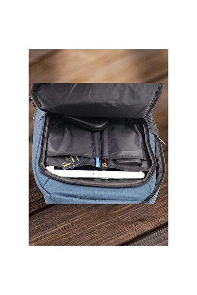 OEM Multifunctional laptop backpack 4910-3, waterproof, 48x32x20 cm, Blue Breeze