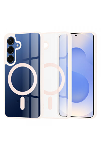 Samsung Husa MagSafe pentru Galaxy S25 S931, Techsuit, Pro, Roz