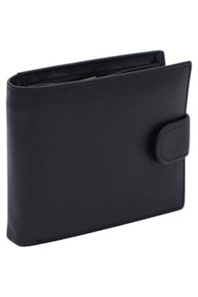 HASSION men's wallet, leather, model 241, black