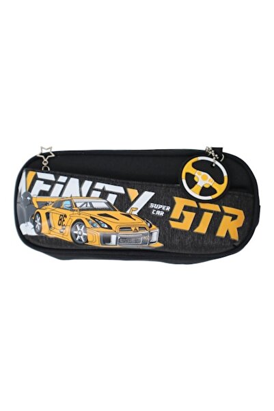 OEM Penar pentru băieți, două compartimente, material impermeabil, 7246 negru