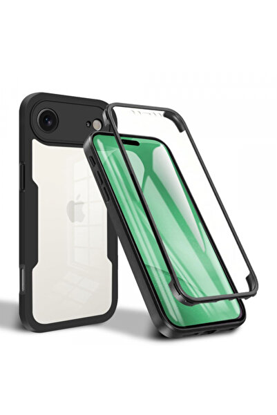 Apple Калъф за iPhone 17 Air, Techsuit, ColorVerse 360, черен