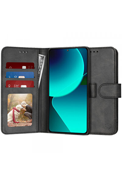 Xiaomi Husa pentru 13T Pro / 13T, Techsuit, Diary Book, Neagra