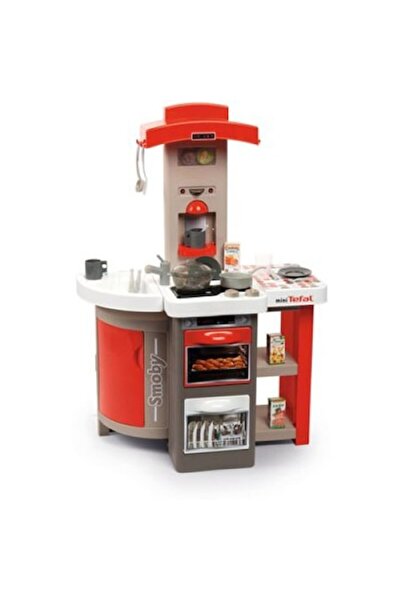 TEFAL Foldable Electric Bubble Play Kitchen, Red, Sounds & Magic Bubbles