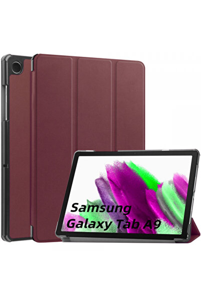 Samsung Case for Galaxy Tab A9, Techsuit, FoldPro, Red