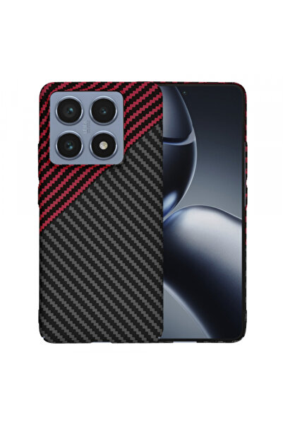 Xiaomi Case for 14T Pro, Techsuit, Carbonite FiberShell, Black Red