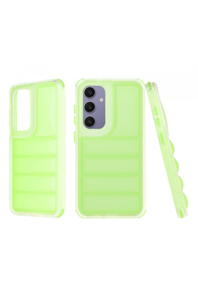 Samsung Case for Galaxy S24+ S926, Techsuit, Wave Shield, Green