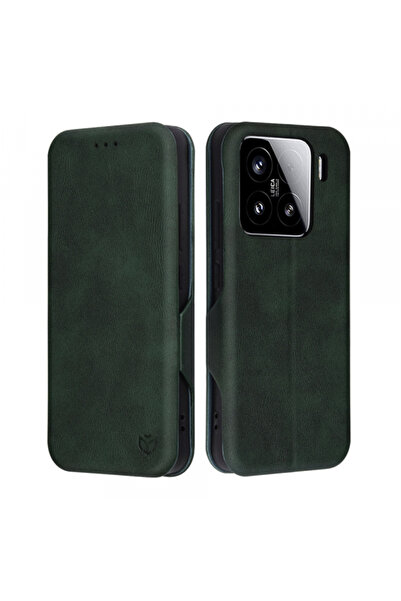 Xiaomi Husa pentru 15, Techsuit, Safe Wallet Plus, Verde