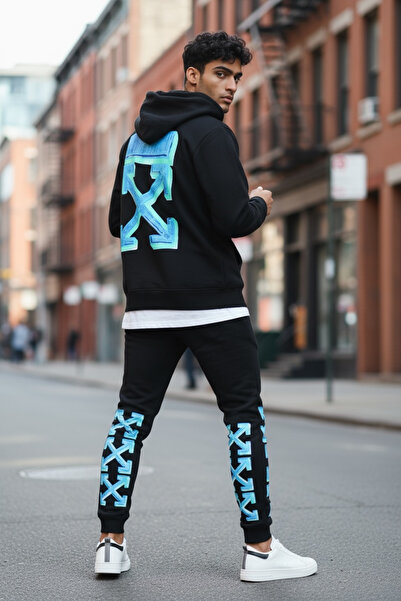 dehaine Men's tracksuit, sweatshirt + pants, 12931