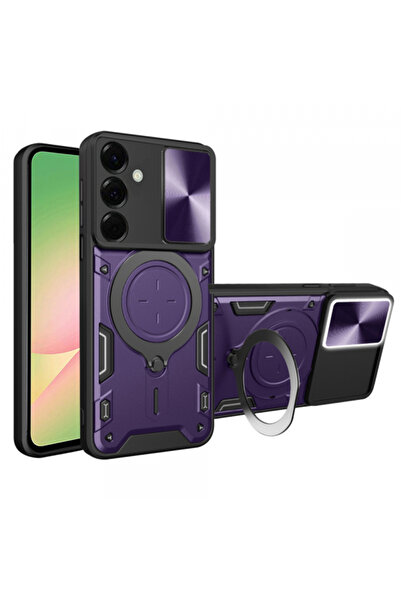 Samsung Θήκη για Galaxy A56 A566, Techsuit, CamGuard Pro, Μωβ