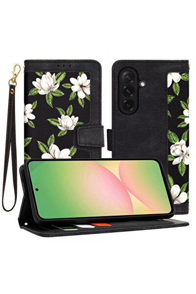 Samsung Калъф за Galaxy A56 A566, Techsuit, FlipCraft, Черен