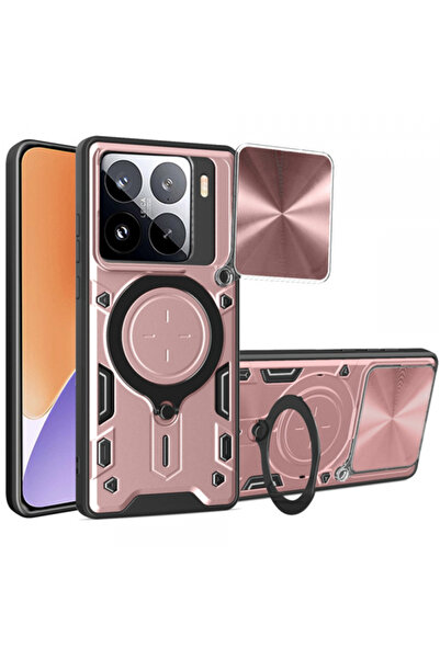 Xiaomi Husa pentru 15, Techsuit, CamGuard Pro, Roz Aurie