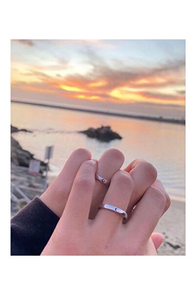 TAŞ DEVRİ HEDİYELİK Ay ve Güneş Çift Yüzüğü - Hediyelik