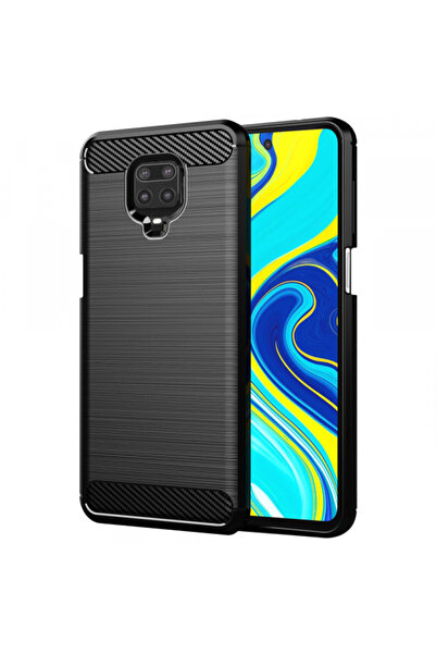 Xiaomi Husa pentru Redmi Note 9S / Note 9 Pro / Note 9 Pro Max, Techsuit, Carbon, Neagra