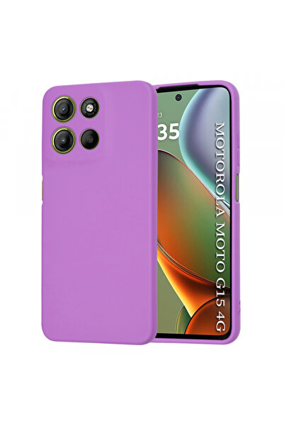 Motorola Калъф за Moto G15 / G15 Power, Techsuit, SoftFlex, Лилав