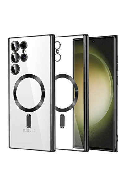 Samsung Θήκη MagSafe για Galaxy S23 Ultra S918, Techsuit, Πολυτελές Κρύσταλλο...