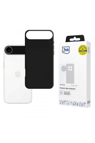 Apple Husa pentru iPhone 17 Air, 3MK, Matt Pro, Neagra