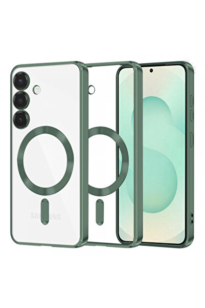 Samsung Husa MagSafe pentru Galaxy S25+ S936, Techsuit, Luxury Crystal, Verde...