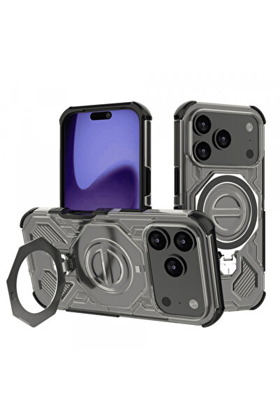 Apple Husa pentru iPhone 17 Pro, Techsuit, Carbon Shield Pro, Neagra Deschis