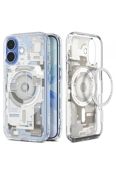 Apple Husa MagSafe pentru iPhone 17, Spigen, Ultra Hybrid Zero One, Bej