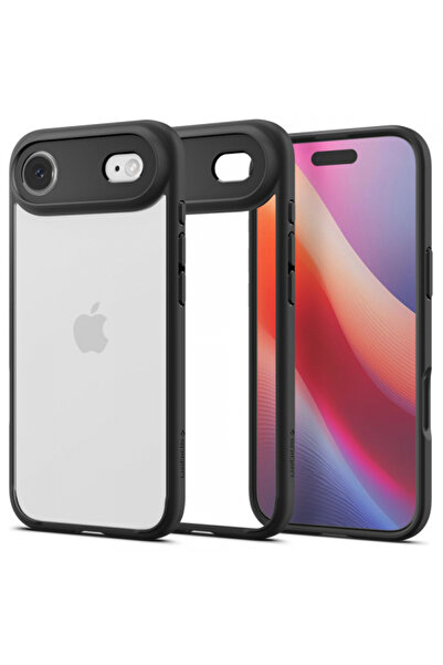 Apple Case for iPhone 17 Air, Spigen, Ultra Hybrid, Matte Black