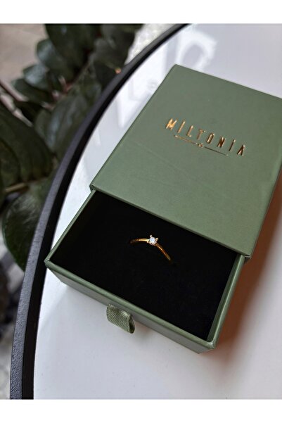 Miltonia Tektaş 925s Gümüş Yüzük