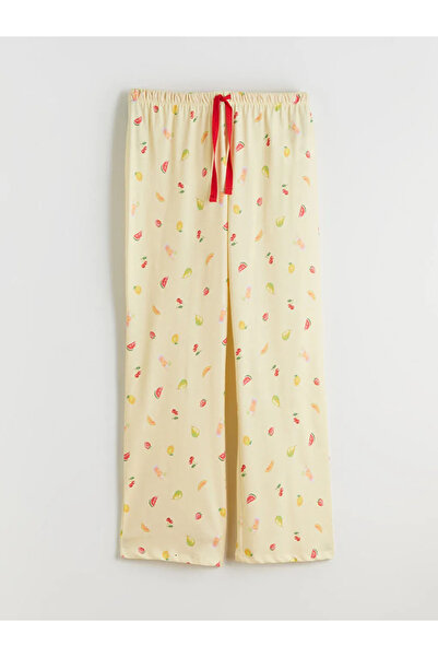 LC Waikiki Crew Neck Printed Women's Pajamas Set