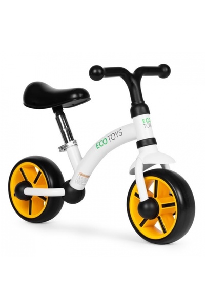 Ecotoys Bicicleta fara pedale pentru copii LC-V1252 - Negru-Portocaliu